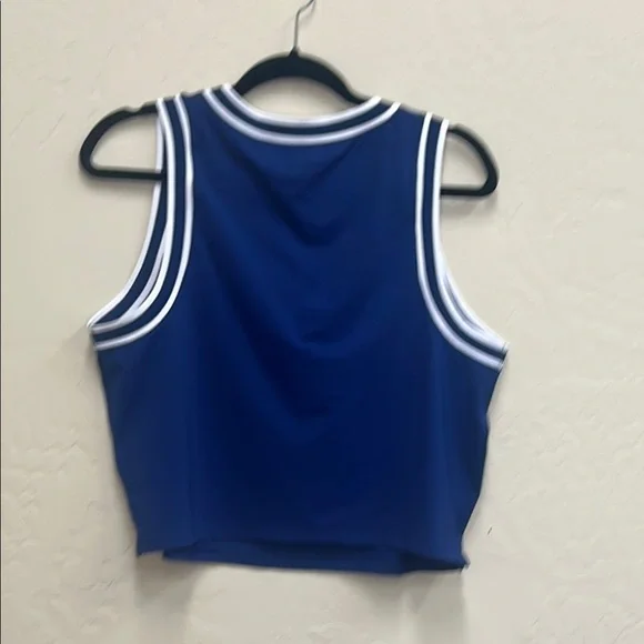 Prince Blue Tank Top with White Trim - Picture 2 of 4
